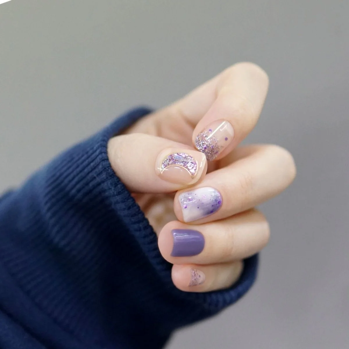 Semi-Cured Gel Nail - N Goblin Moon - Image 2