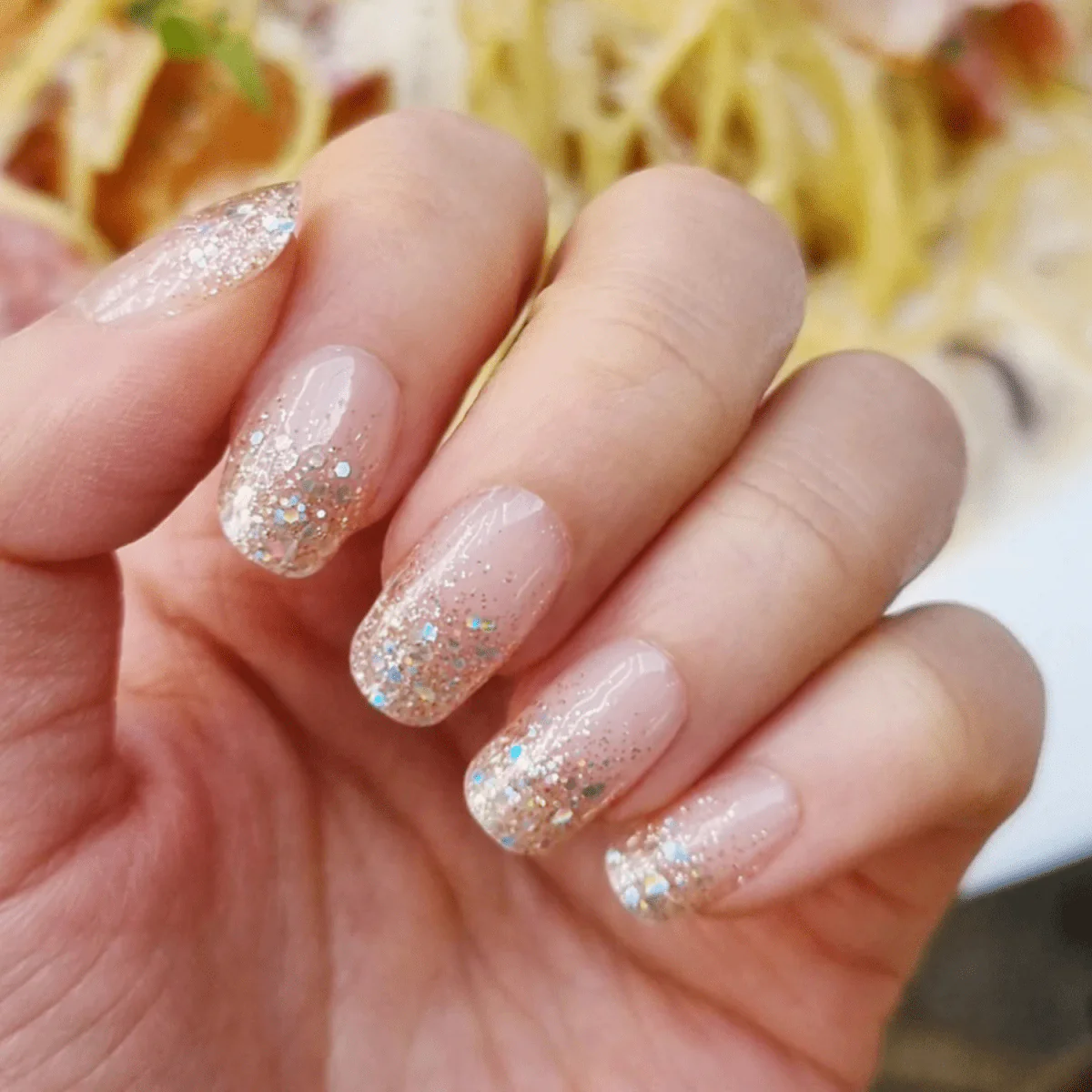 Semi-Cured Gel Nail - N Sparkle Glam - Image 2