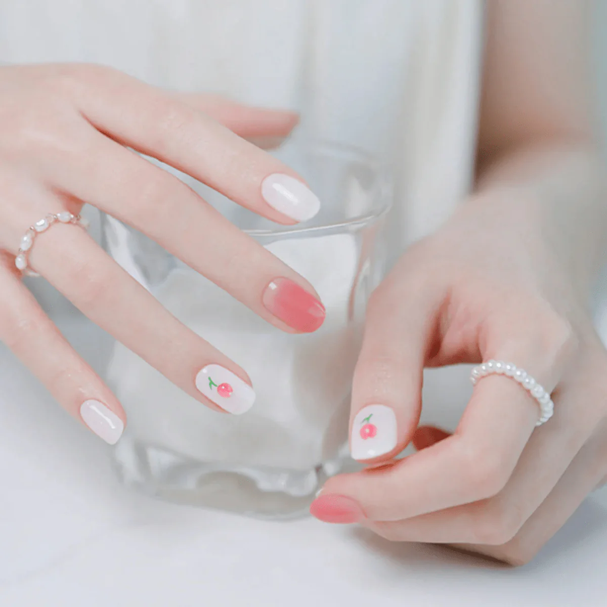 Semi-Cured Gel Nail - N Tulip Bonbon - Image 3