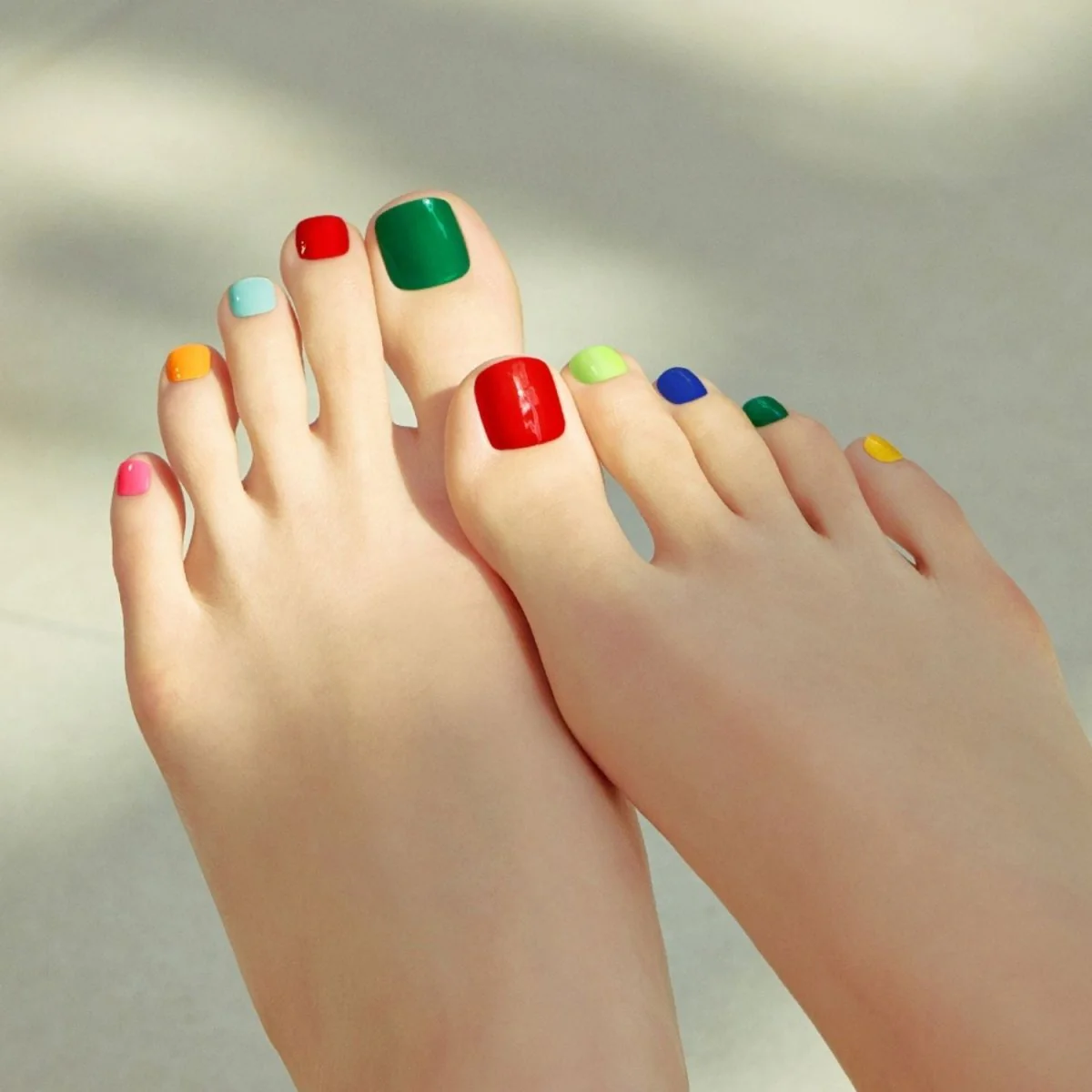 Semi-Cured Gel Pedicure - P Crayon - Image 4
