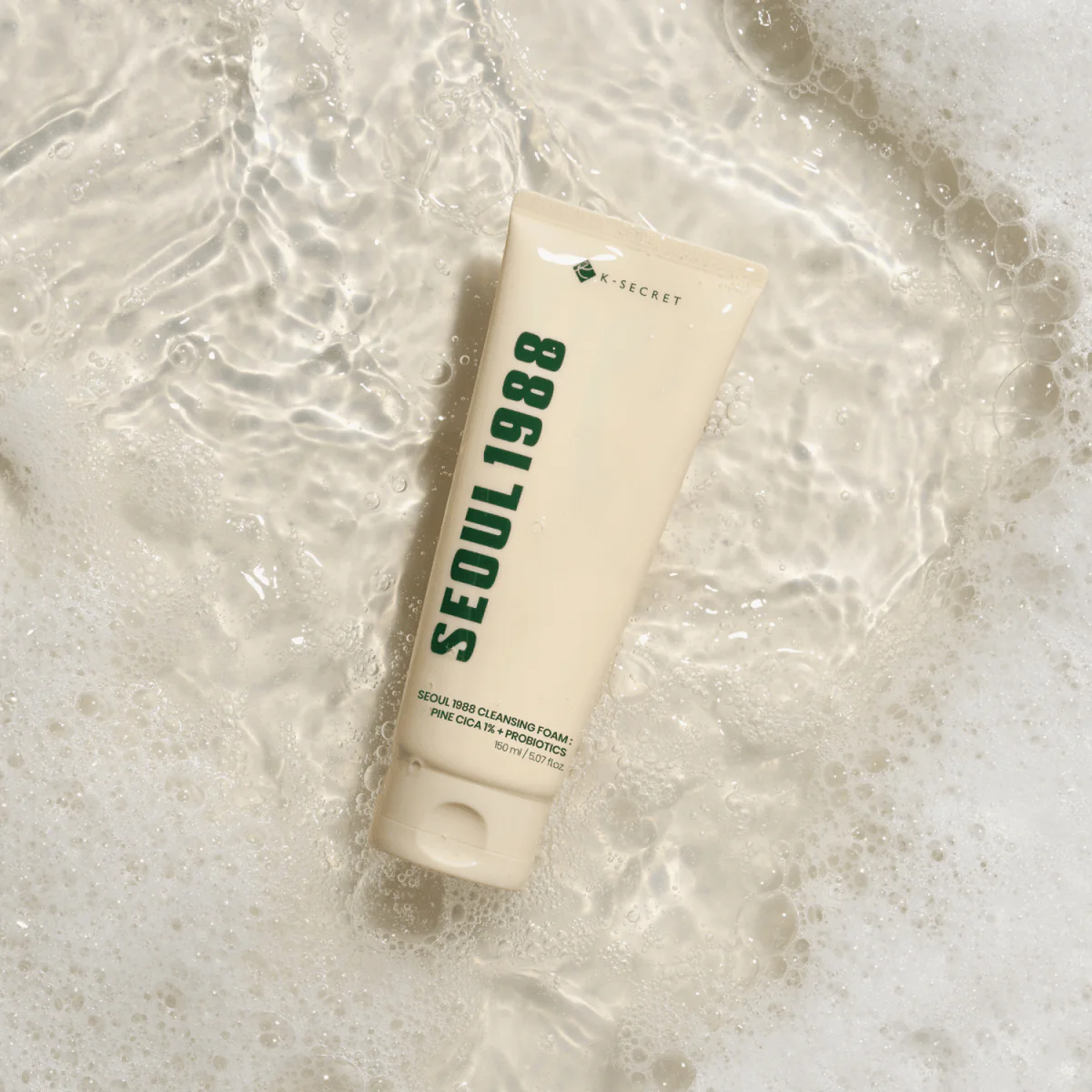 Seoul 1988 Cleansing Foam: Pine Cica 1% + Probiotics 150ml - Image 3