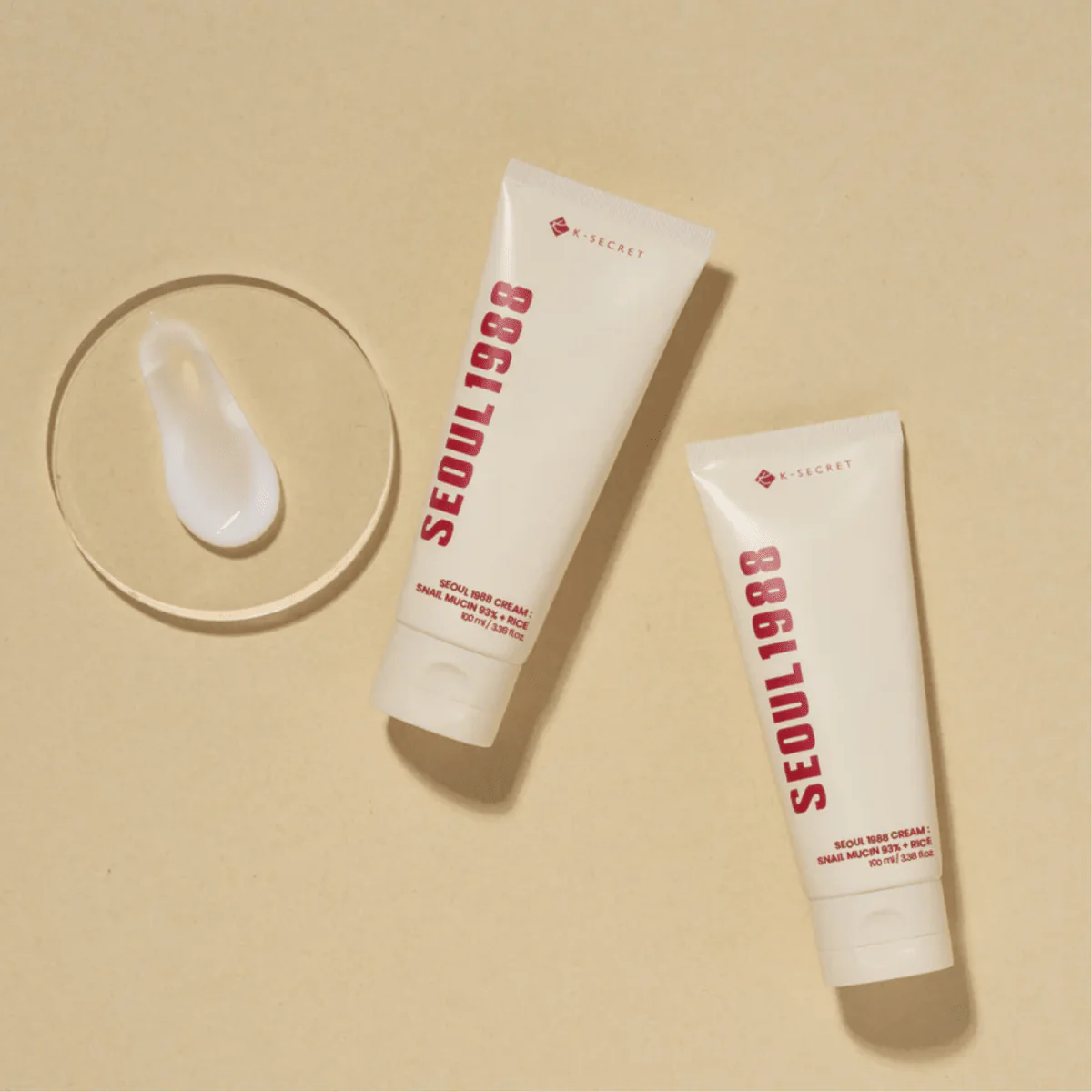 Seoul 1988 Cream : Snail Mucin 93% + Rice 100ml - Image 3