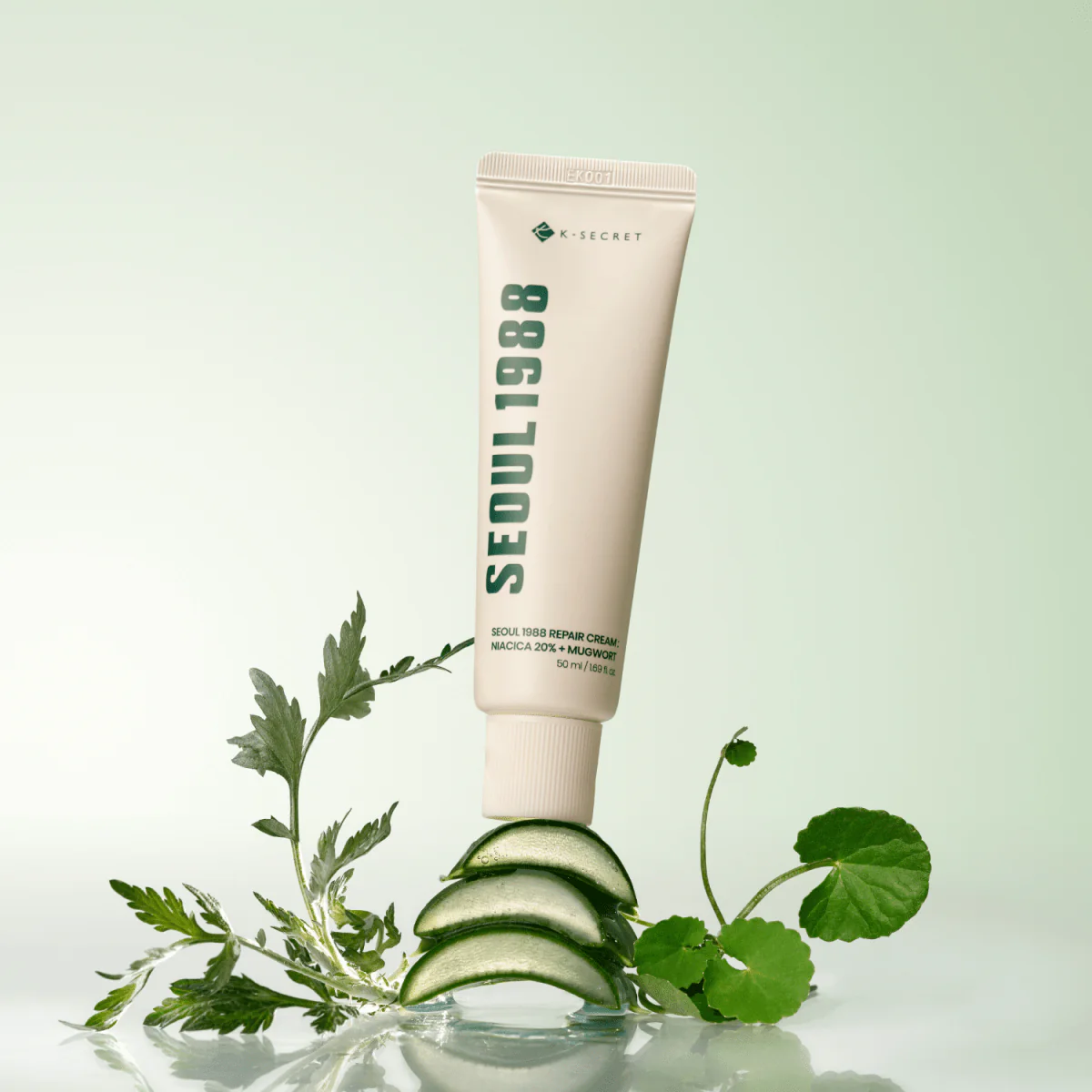 Seoul 1988 Repair Cream: Niacica 10% + Mugwort 50ml - Image 2