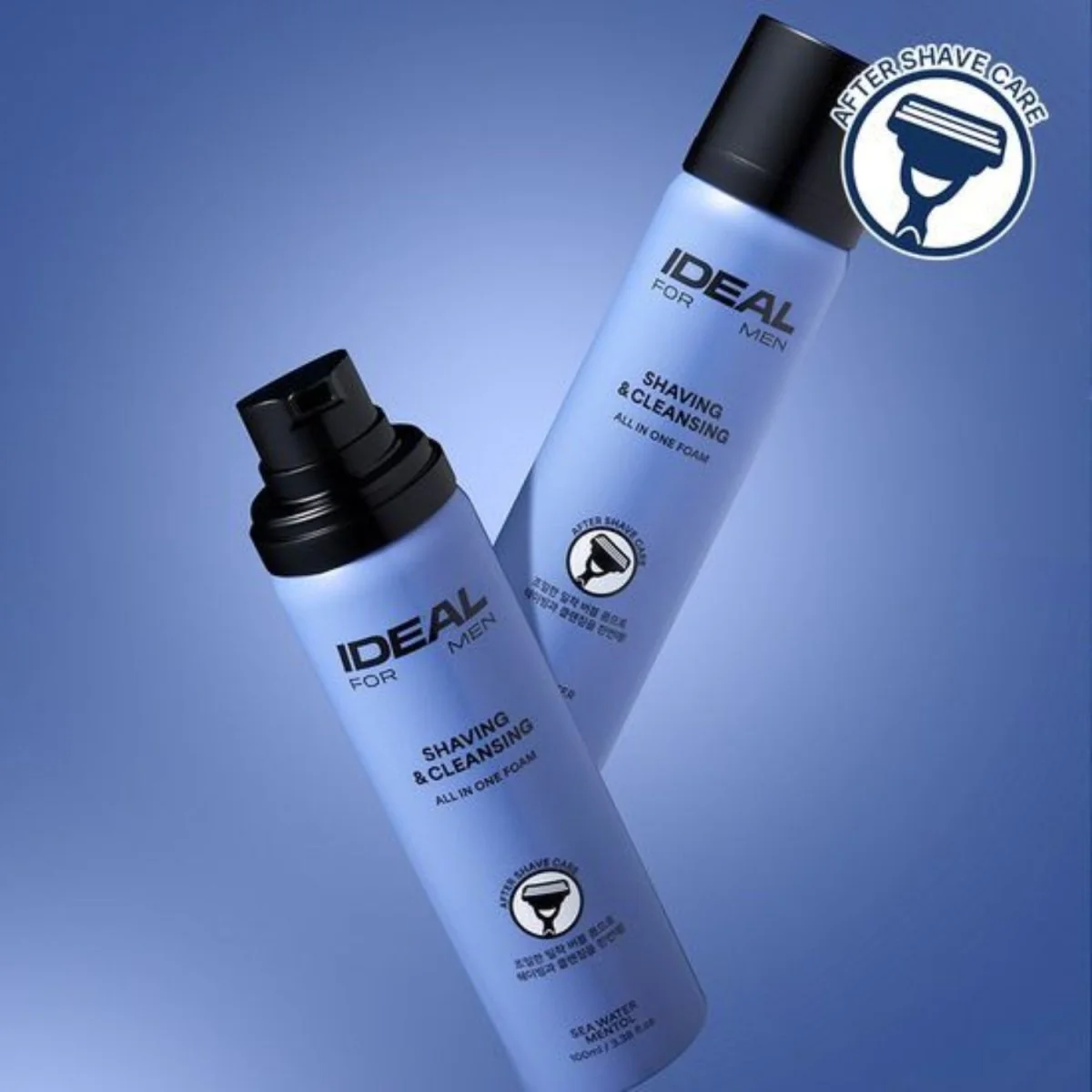 Shaving And Cleansing All In One Foam 100ml - Image 2