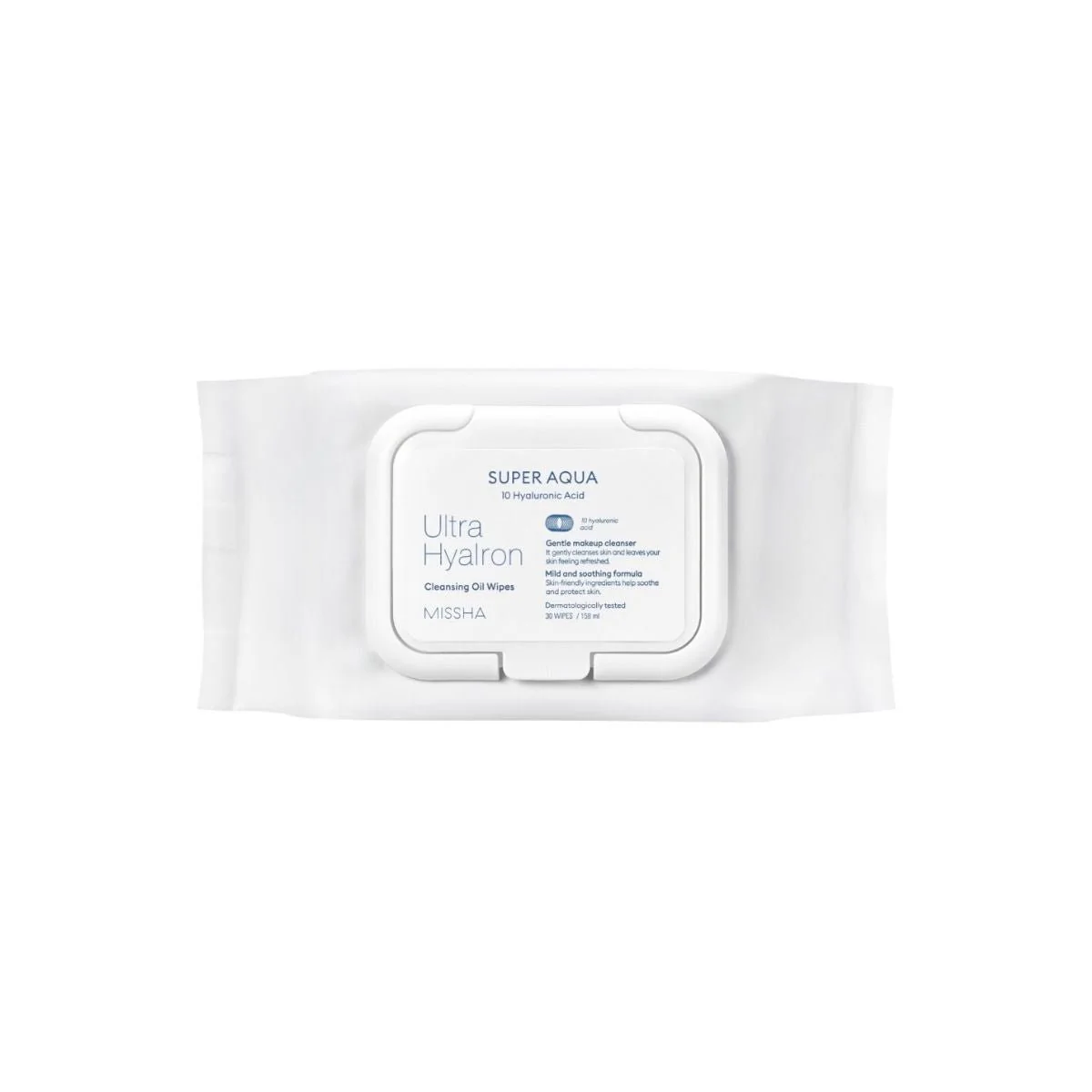 Super Aqua Ultra Hyalron Cleansing Oil Wipes 30 Sheets