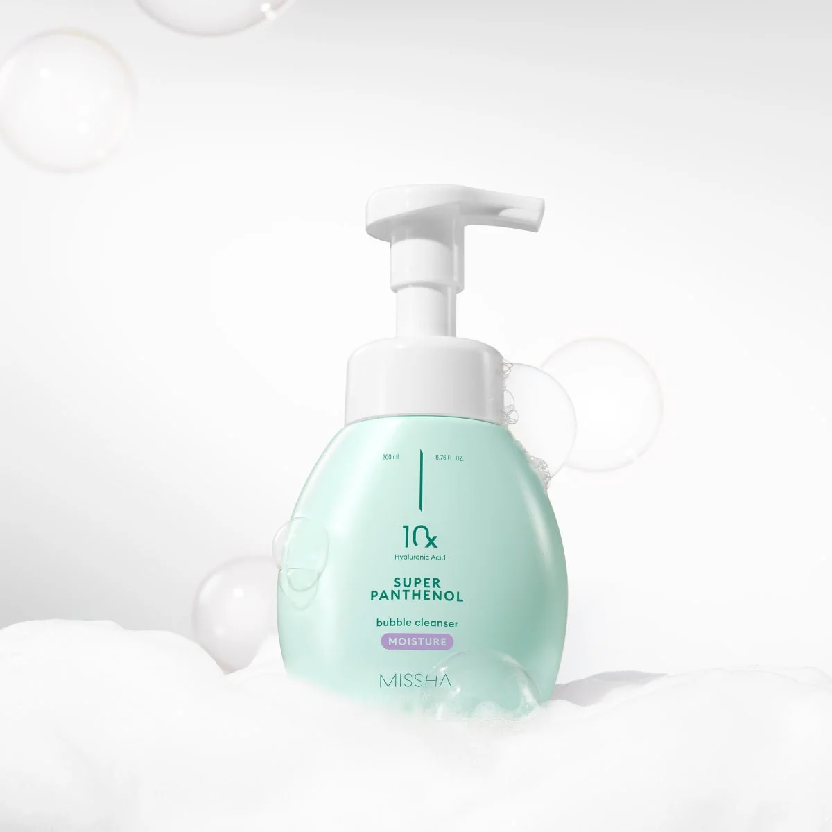 Super Panthenol Bubble Cleanser Moisture 200ml - Image 2