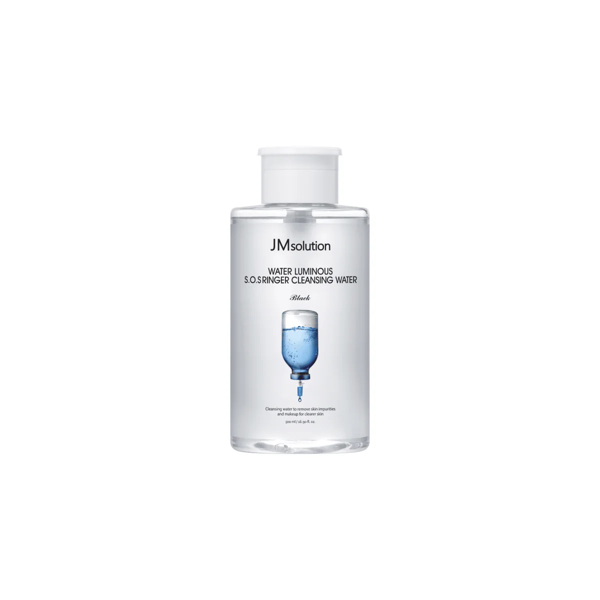 Water Luminous S.O.S Ringer Cleansing Water Black [500ml]