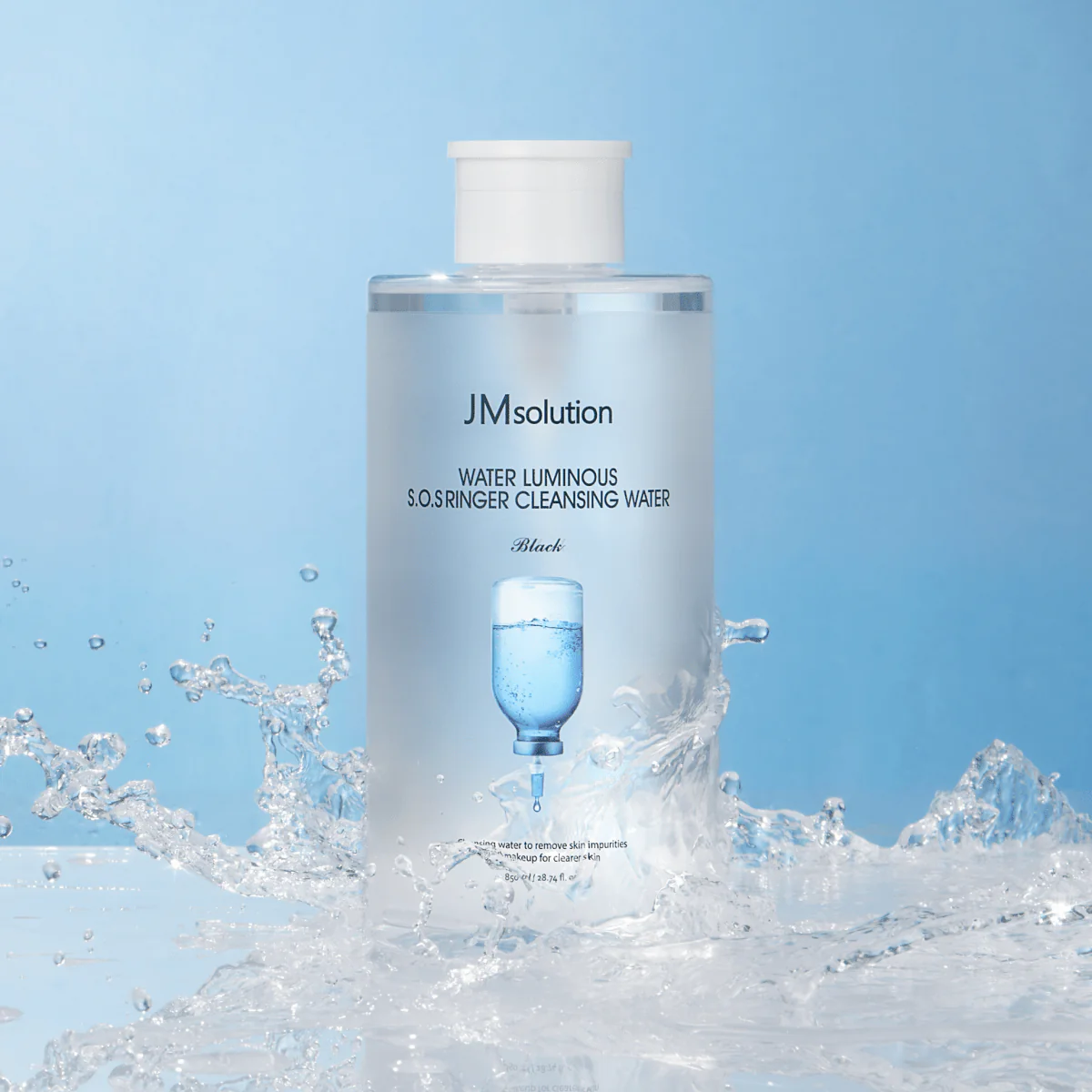 Water Luminous S.O.S Ringer Cleansing Water Black [500ml] - Image 2