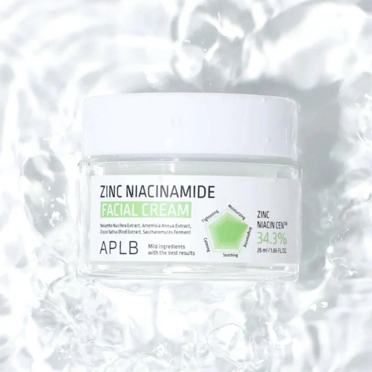Zinc Niacinamide Facial Cream 55ml - Image 2